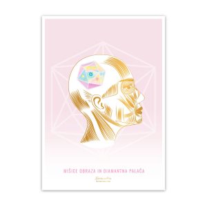 Plakat Mišice obraza in Diamantna palača